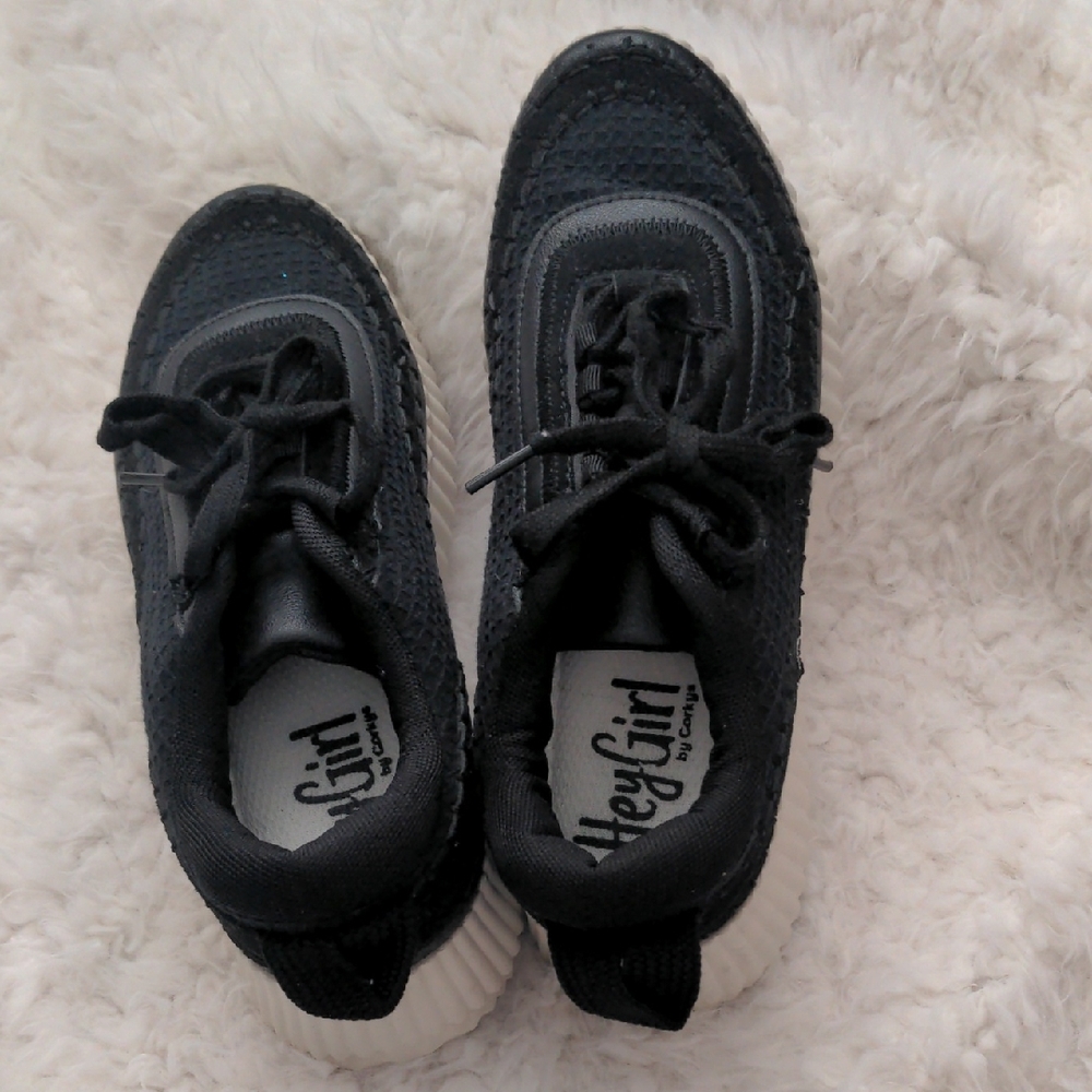 Corkys Hey Girl Black Sneakers